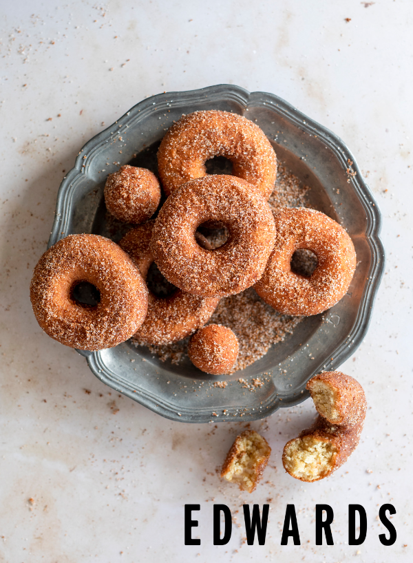 Cinnamon Sugar Buttermilk Donuts - Edwards Providore