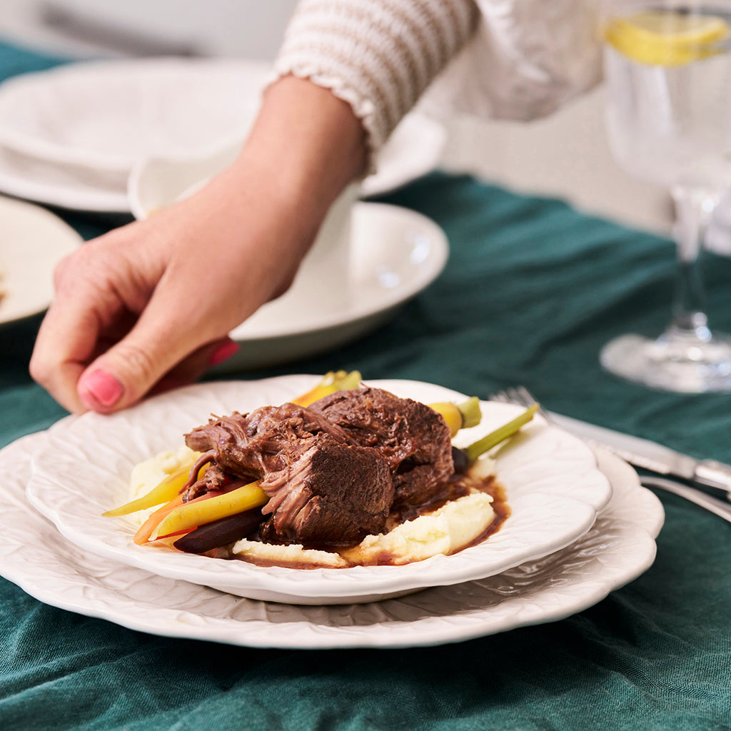 Dinner Party at Home Peppercorn Beef