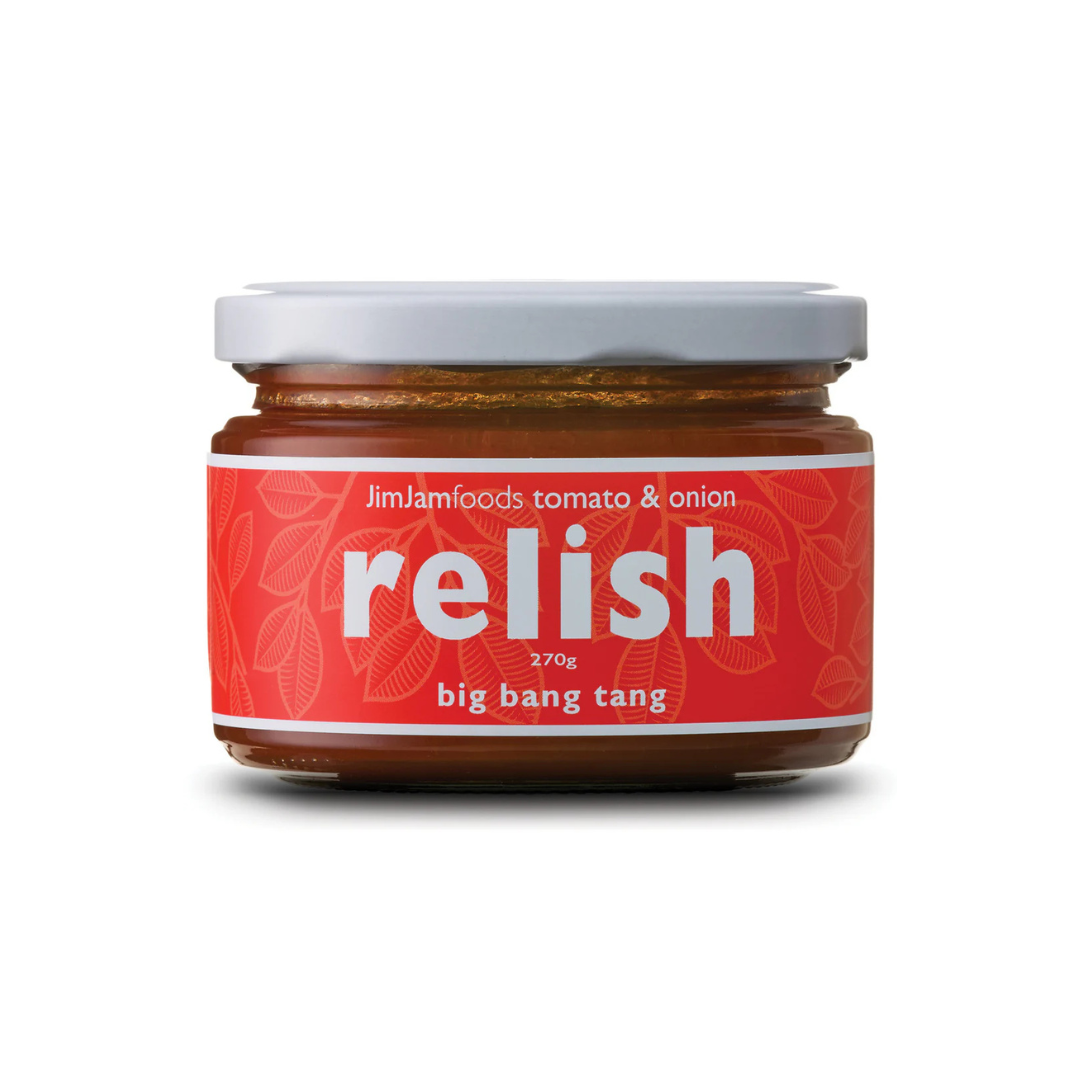 Edwards Providore Relish JimJam Big Bang Tang Front of Jar