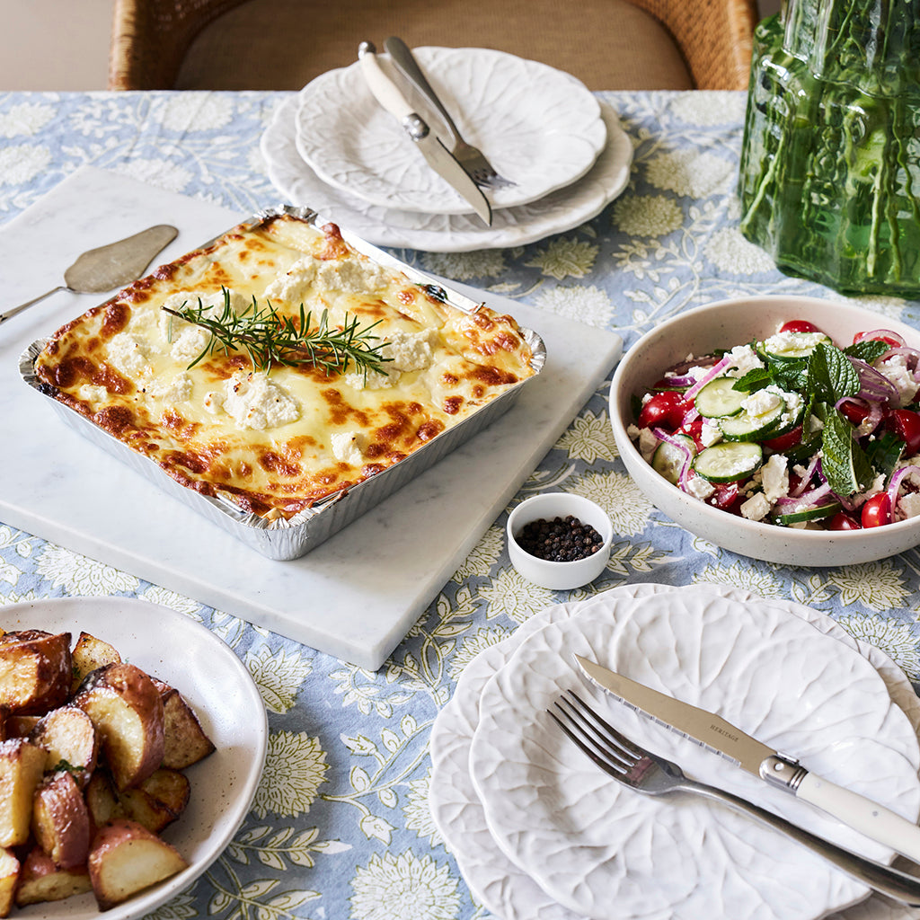 Edwards Valentines Dinner Lasagne Table