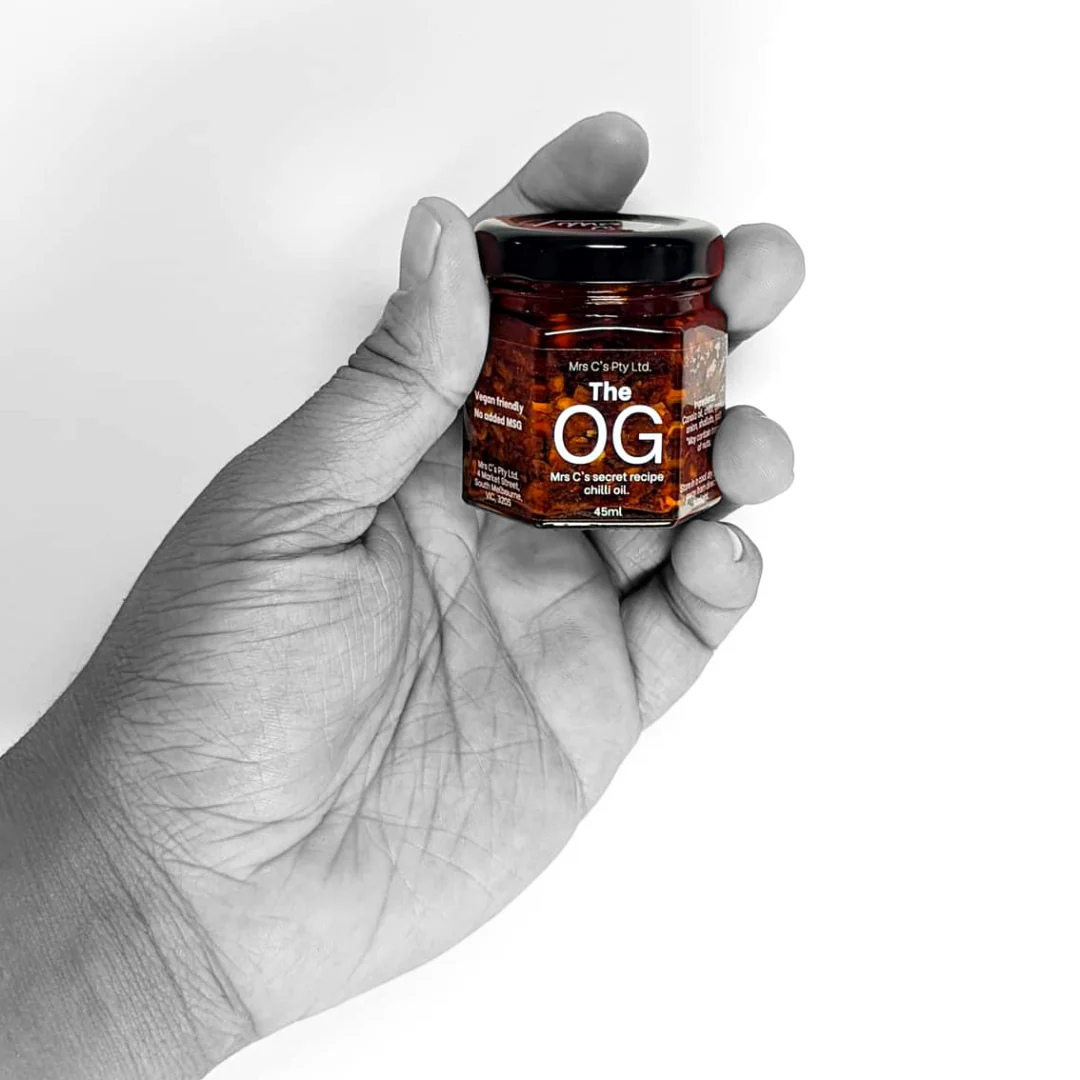 Edwards Providore Chilli Oil OG Jar Small In Hand