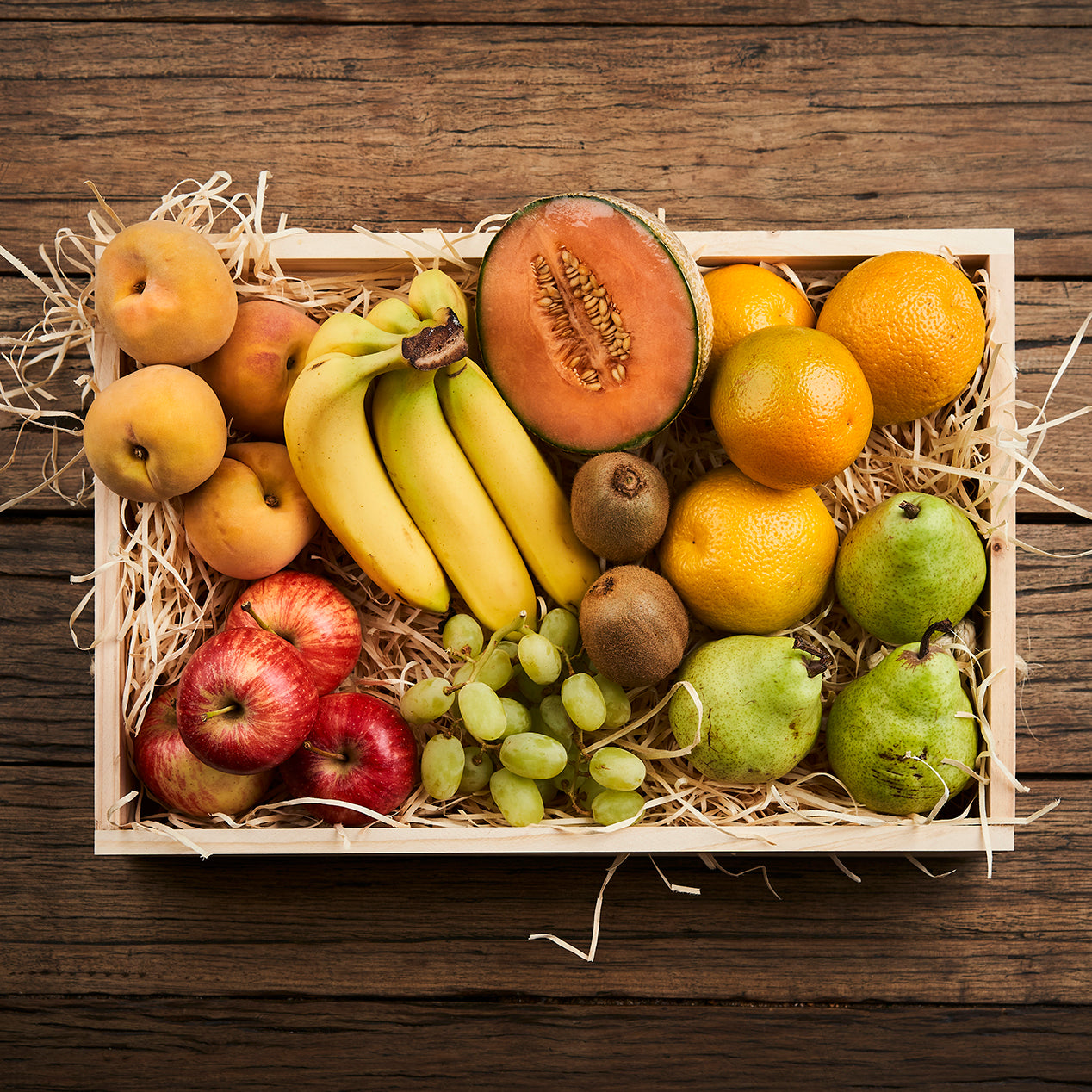 Gift Fruit Box Fresh fruit in wooden crate Bendigo